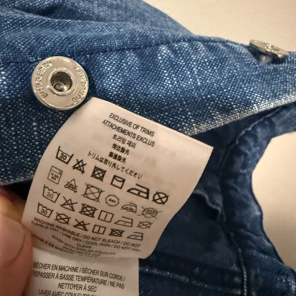 Excellent Burberry Logo Designer Blue Denim Jacket Kids size 8Y 128cm - Picture 7 of 15